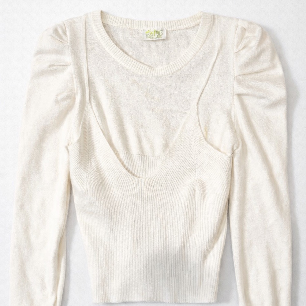 Chic Cream Women's Blouse